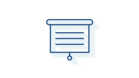 Office icon. Web icon set. Office, great design for any purposes. Motion Stock Footage 152592539