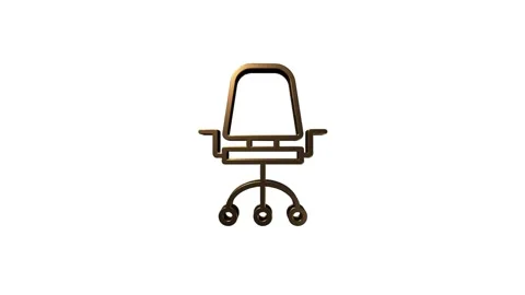 Office icon. Web icon set. Office, great design for any purposes. Motion Stock Footage 153820274