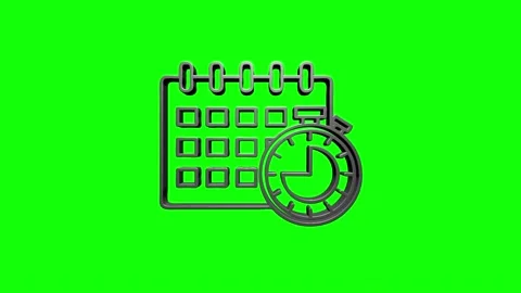 Office icon. Web icon set. Office, great design for any purposes. Motion Stock Footage 153824310