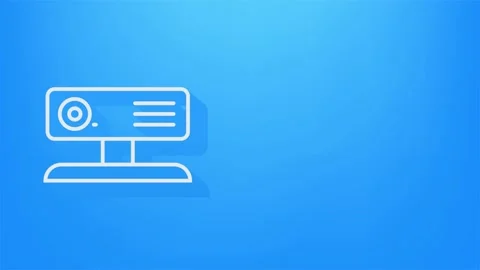 Office icon. Web icon set. Office, great design for any purposes. Motion Stock Footage 158795211