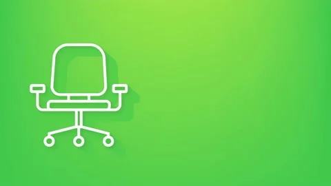 Office icon. Web icon set. Office, great design for any purposes. Motion Stock Footage 158802174