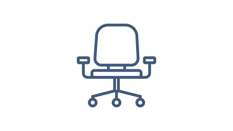 Office icon. Web icon set. Office, great design for any purposes. Motion Stock Footage 158813247