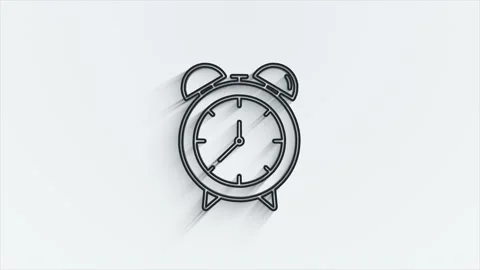 Office icon. Web line shadow icon set. Office, great design for any purposes Stock Footage 153864974