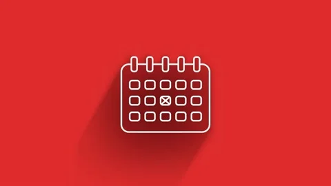 Office icon. Web long shadow icon set. Office, great design for any purposes Stock Footage 153801673