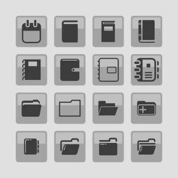 Office icosn Stock Illustration