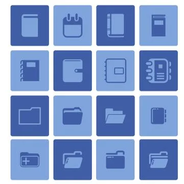 Office icosn Stock Illustration