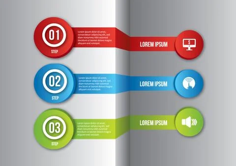 Office infographic Stock Illustration
