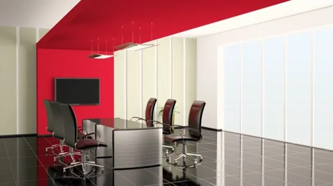 Office interior creation Stock Footage 12729882