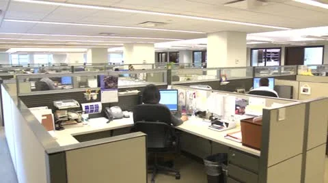 Office interior Stock Footage 11359986