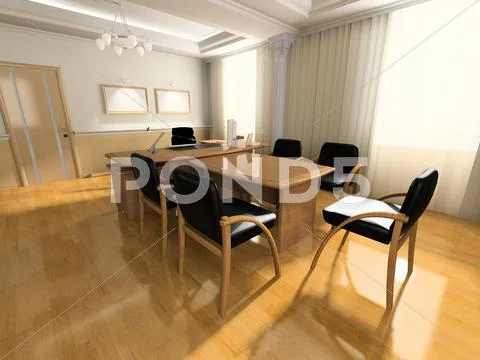 Office interior Ilustraciones de archivo