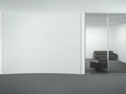 Office interior 库存插图