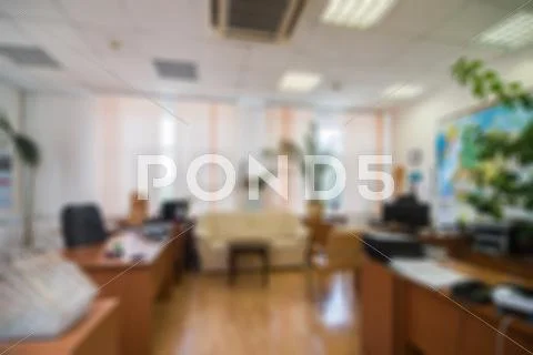 Office interior theme blur background Stock-Fotos