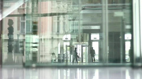 Office interior timelapse Stock Footage 744238