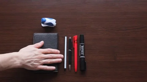 Office items Stock Footage 46378296