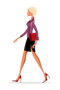 Office lady Stock-Illustration