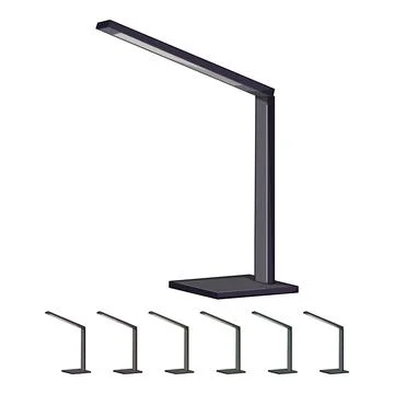 Office lamp table cartoon vector graphic Stock Illustration