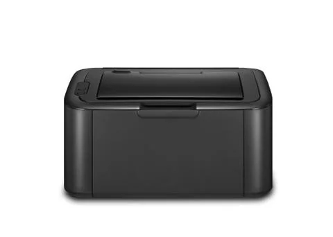 Office laser printer isolated on white background Stock Photos