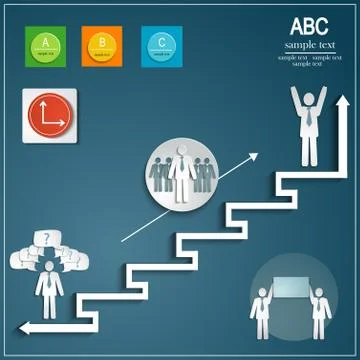 Office life Stock Illustration