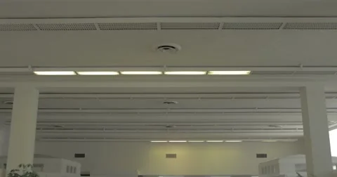 Office lights turning off and on Stock Footage 40751111