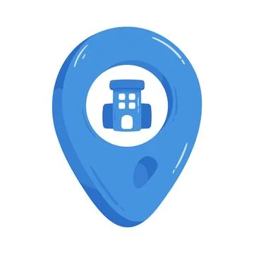 Office location Stock Illustration