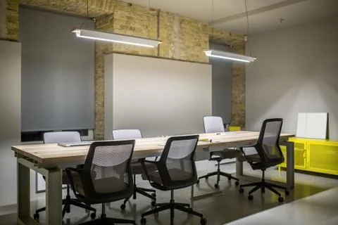 Office in loft style Stock-Fotos