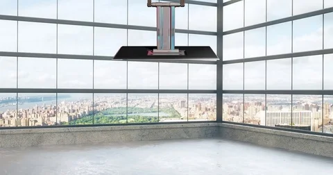 Office loft virtual set Stock Footage 71210798