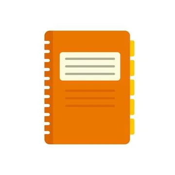 Office manager folder icon flat isolated Stock Illustration