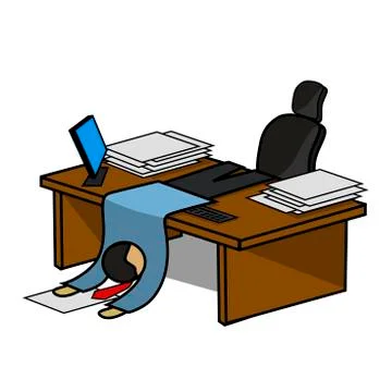Office manager Stock Illustration