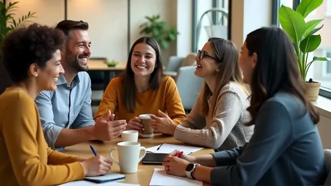 Office Meeting Stock Footage 291019014