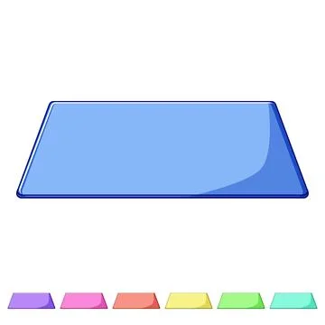 Office mouse pad cartoon vector graphic Stock Illustration