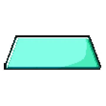 Office mouse pad pixel art vector illustration 스톡 일러스트