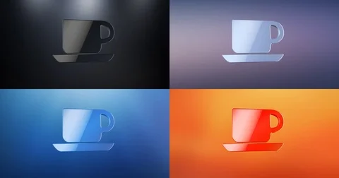 Office Mug S 3d Icon Stock Footage 75671272
