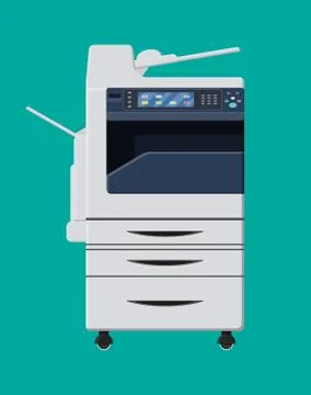 Office multifunction machine. Stock Illustration