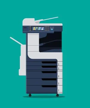 Office multifunction machine. Stock Illustration
