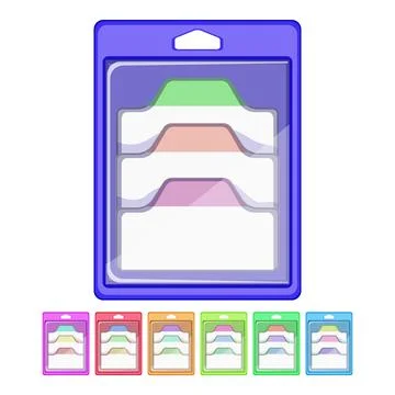 Office note sticker cartoon vector graphic sign Stock Illustration
