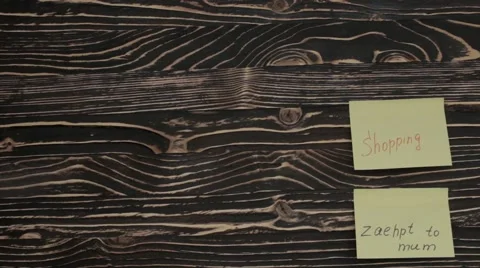 Office notes, schedule Stock Footage 63101025