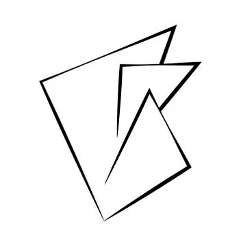 Office paper logo vector symbol icon design Stock-Illustration