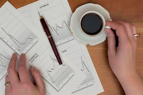 Office paperwork Stock Photos