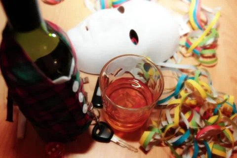 Office party drunk Stock Photos
