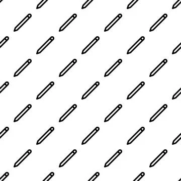 Office pen pattern seamless vector Stock Illustration