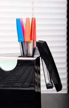 Office pens Stock Photos