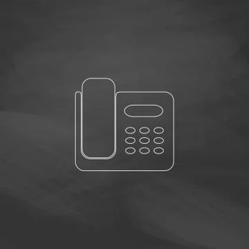Office Phone computer symbol 스톡 일러스트
