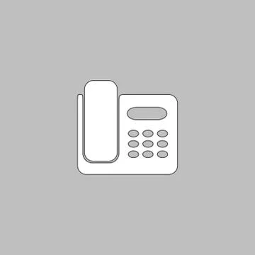 Office Phone computer symbol Ilustración de archivo
