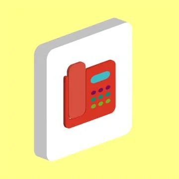 Office Phone computer symbol Illustrazione stock