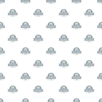 Office post pattern vector seamless Illustrazione stock