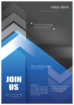 Office Poster Stock Illustration