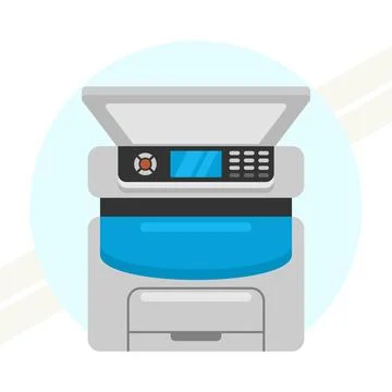 Office-printer Illustrazione stock