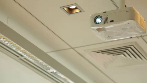 Office projector Stock Footage 77046571