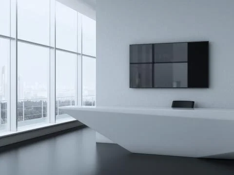 Office reception desk Ilustração Stock