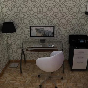 Office room 3D Model